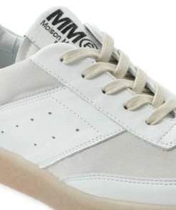 MM6 Maison Margiela Baskets Bi-Matière Blanches -Golden Goose-boutique mm6s534692 pck20210602 4
