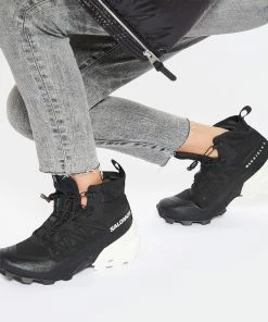 MM6 Maison Margiela Baskets Cross High Cuir Noir, Collaboration MM6 X Salomon -Golden Goose-boutique mm6s6 look20221027 243