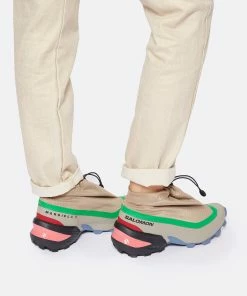 MM6 Maison Margiela Baskets Cross Low Cuir Multicolore, Collaboration MM6 X Salomon -Golden Goose-boutique mm6s6 look20221102 101