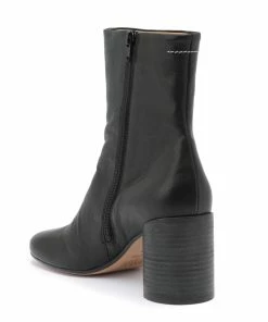 MM6 Maison Margiela Bottines Cuir Noir, Collection Studio 13 MM6 Maison Margiela Bottines Cuir Noir, Collection Studio -Golden Goose-boutique mm6s636383 pck20210705 3
