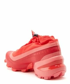 MM6 Maison Margiela Baskets Cross Low Cuir Rouge, Collaboration MM6 X Salomon -Golden Goose-boutique mm6s647632 pck20221024 3