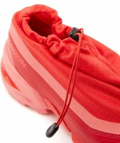 MM6 Maison Margiela Baskets Cross Low Cuir Rouge, Collaboration MM6 X Salomon -Golden Goose-boutique mm6s647632 pck20221024 4