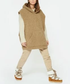 Moon Boot Light Low Shearling Whisky Off White -Golden Goose-boutique moonb look20221004 48