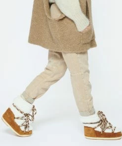 Moon Boot Light Low Shearling Whisky Off White -Golden Goose-boutique moonb look20221004 53