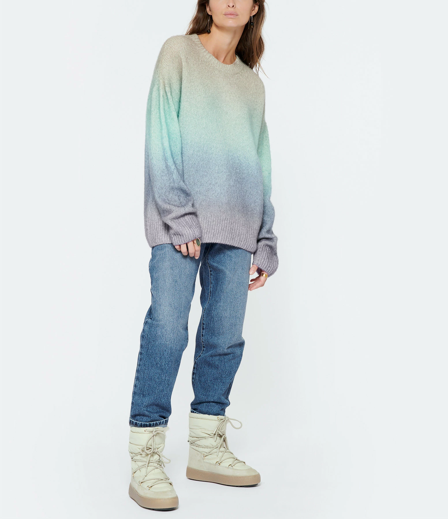 Moon Boot Ltrack Suédé Nylon Sable 8 Moon Boot Ltrack Suédé Nylon Sable – Image 6