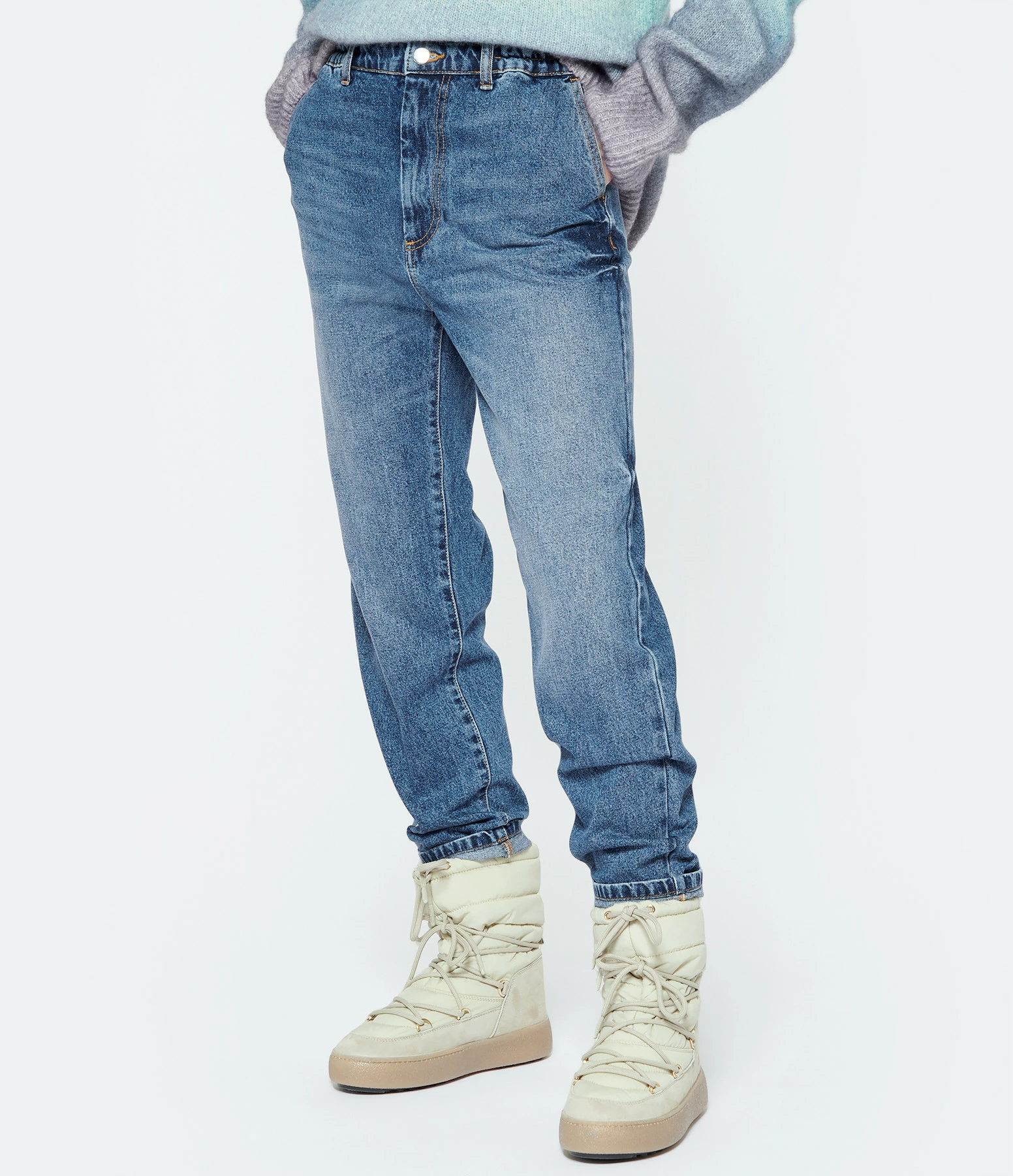 Moon Boot Ltrack Suédé Nylon Sable 7 Moon Boot Ltrack Suédé Nylon Sable – Image 5