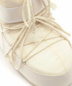 Moon Boot Icon Low Nylon Crème -Golden Goose-boutique moonb47577 pck20220930 4