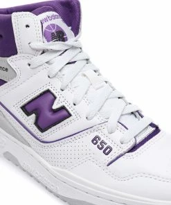 New Balance Baskets 650R Blanc Violet -Golden Goose-boutique newbb52050 pck20230224 4
