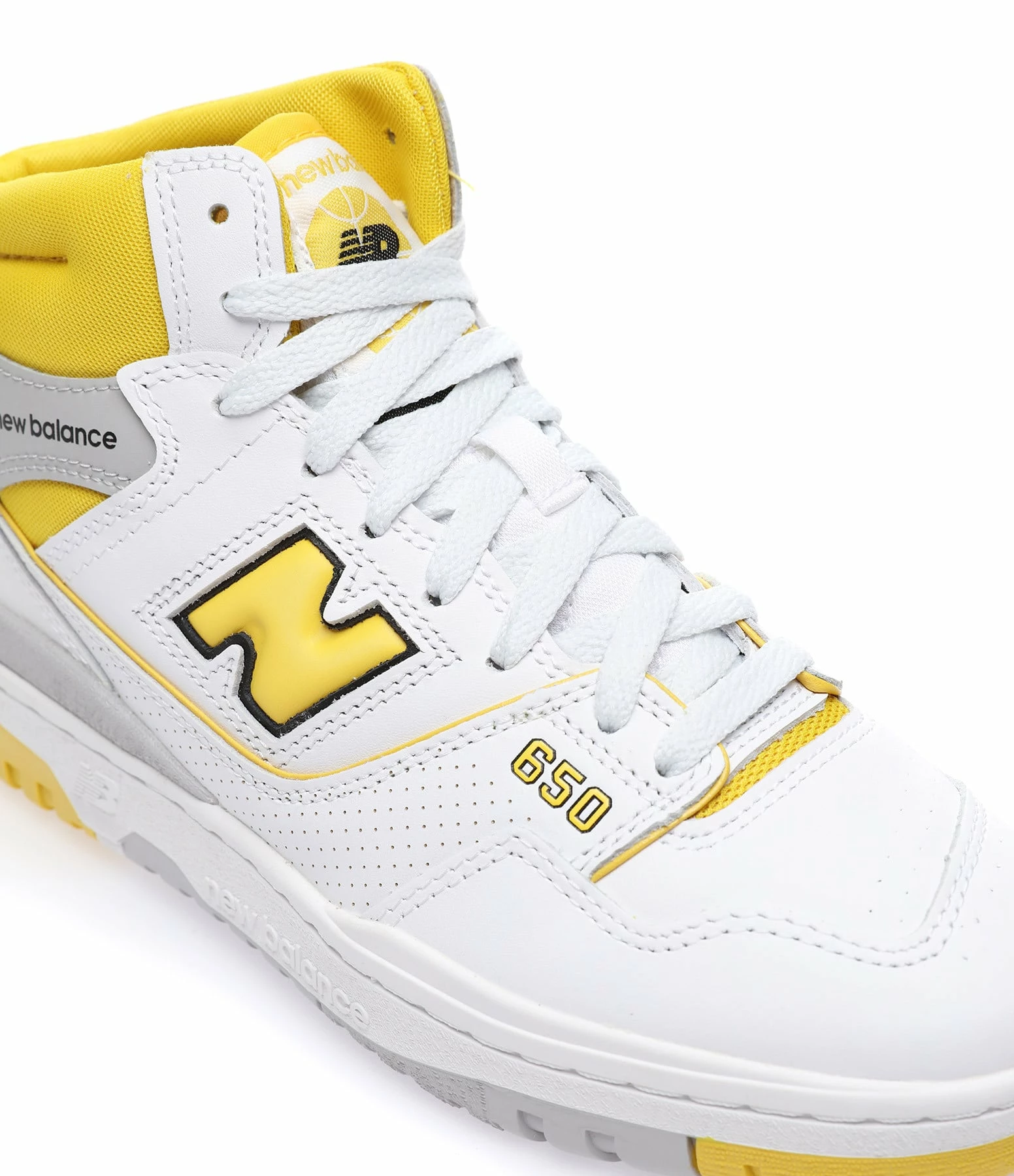New Balance Baskets 650R Blanc Jaune 6 New Balance Baskets 650R Blanc Jaune – Image 4