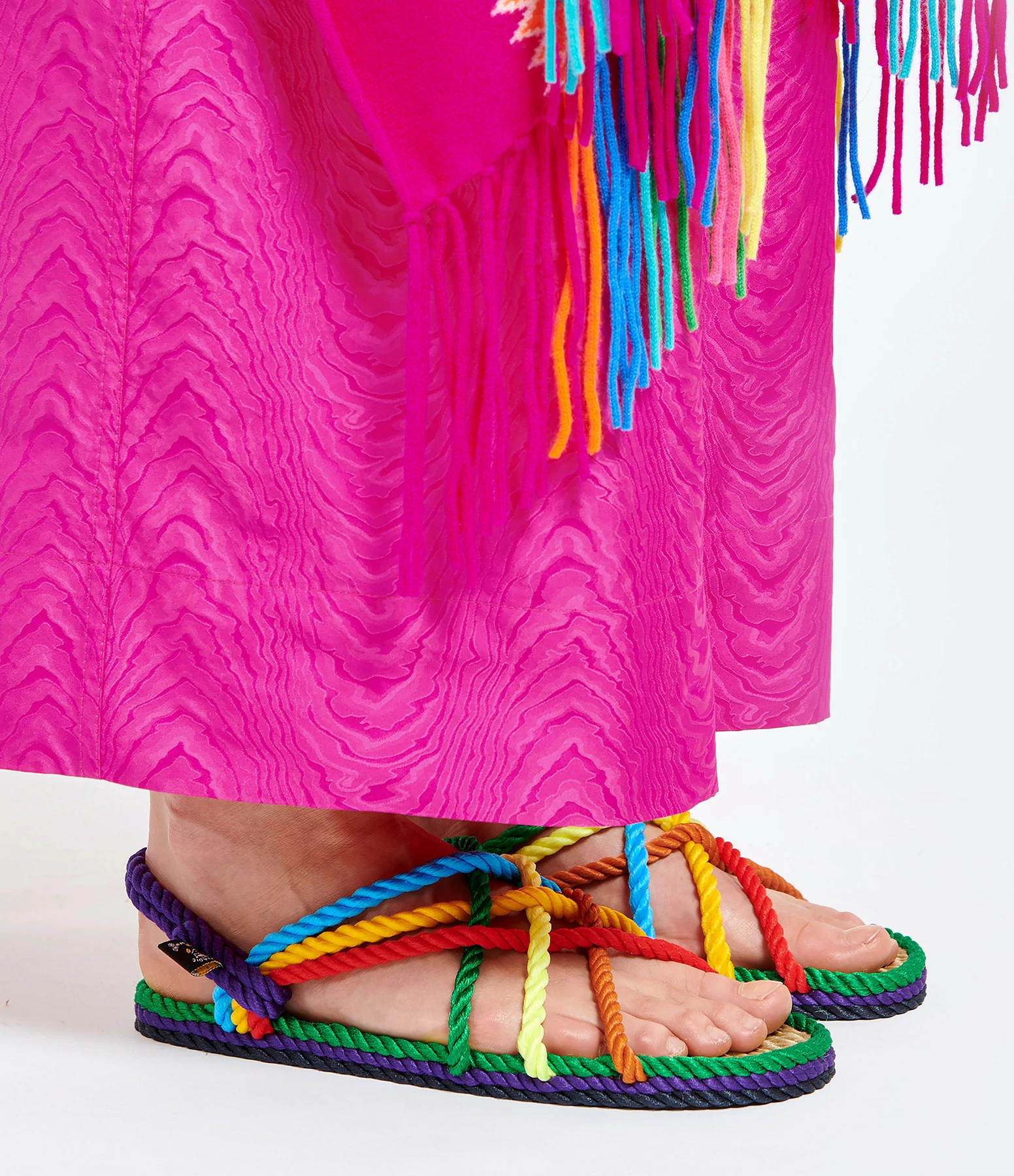 Nomadic State Of Mind Sandales Vegan JC Corde Rainbow 7 Nomadic State Of Mind Sandales Vegan JC Corde Rainbow – Image 5