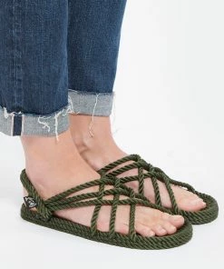 Nomadic State Of Mind Sandales Vegan JC Corde Sage Green -Golden Goose-boutique nomad look20220302 75