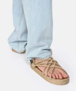 Nomadic State Of Mind Sandales Vegan JC Plateforme Corde Beige -Golden Goose-boutique nomad look20230215 305