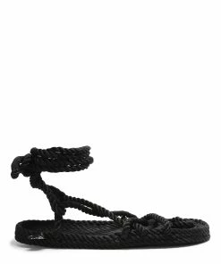 Nomadic State Of Mind Sandales Vegan Isla Corde Noir