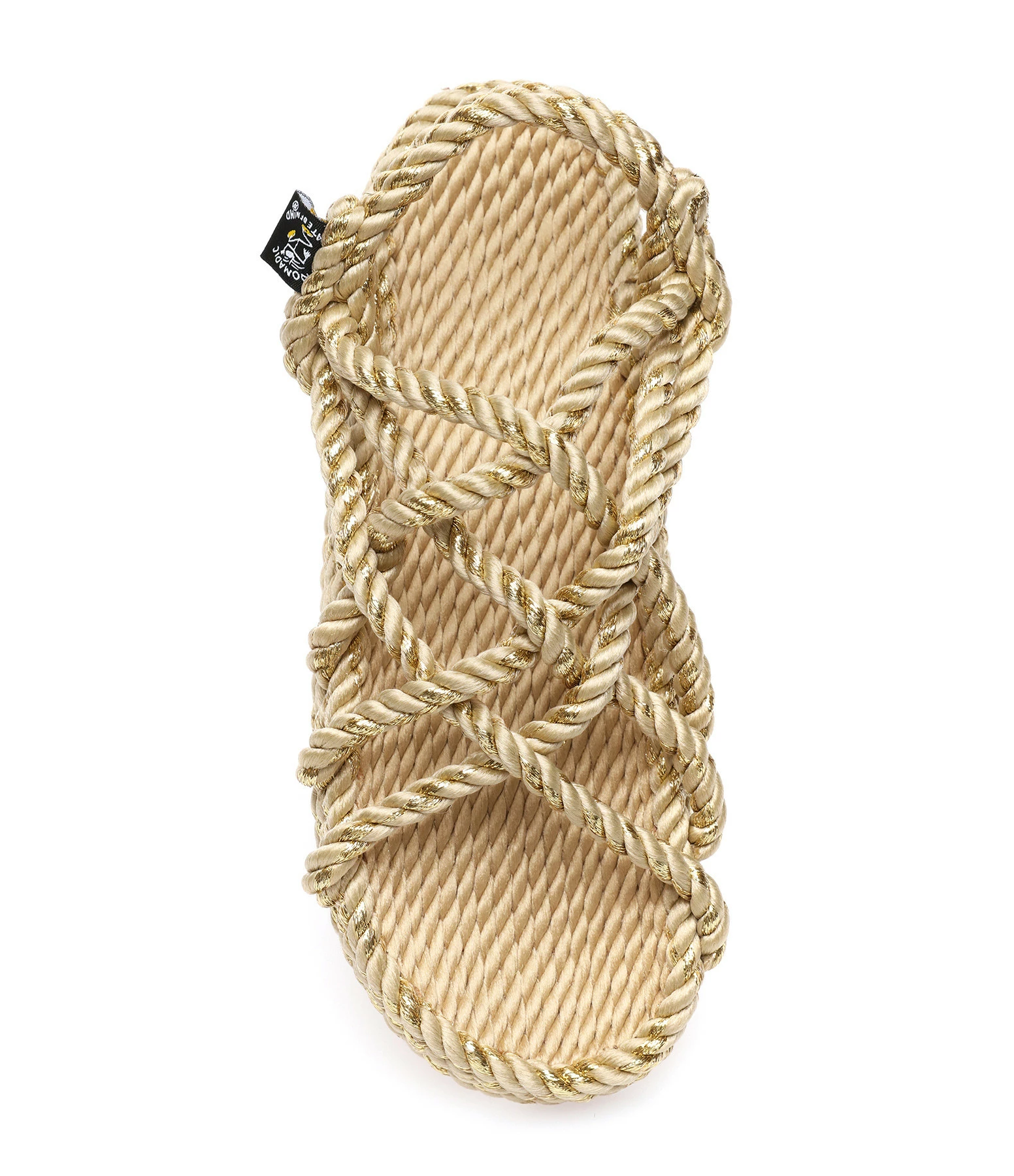 Nomadic State Of Mind Sandales JC Beige Doré Pailleté 4 Nomadic State Of Mind Sandales JC Beige Doré Pailleté – Image 2