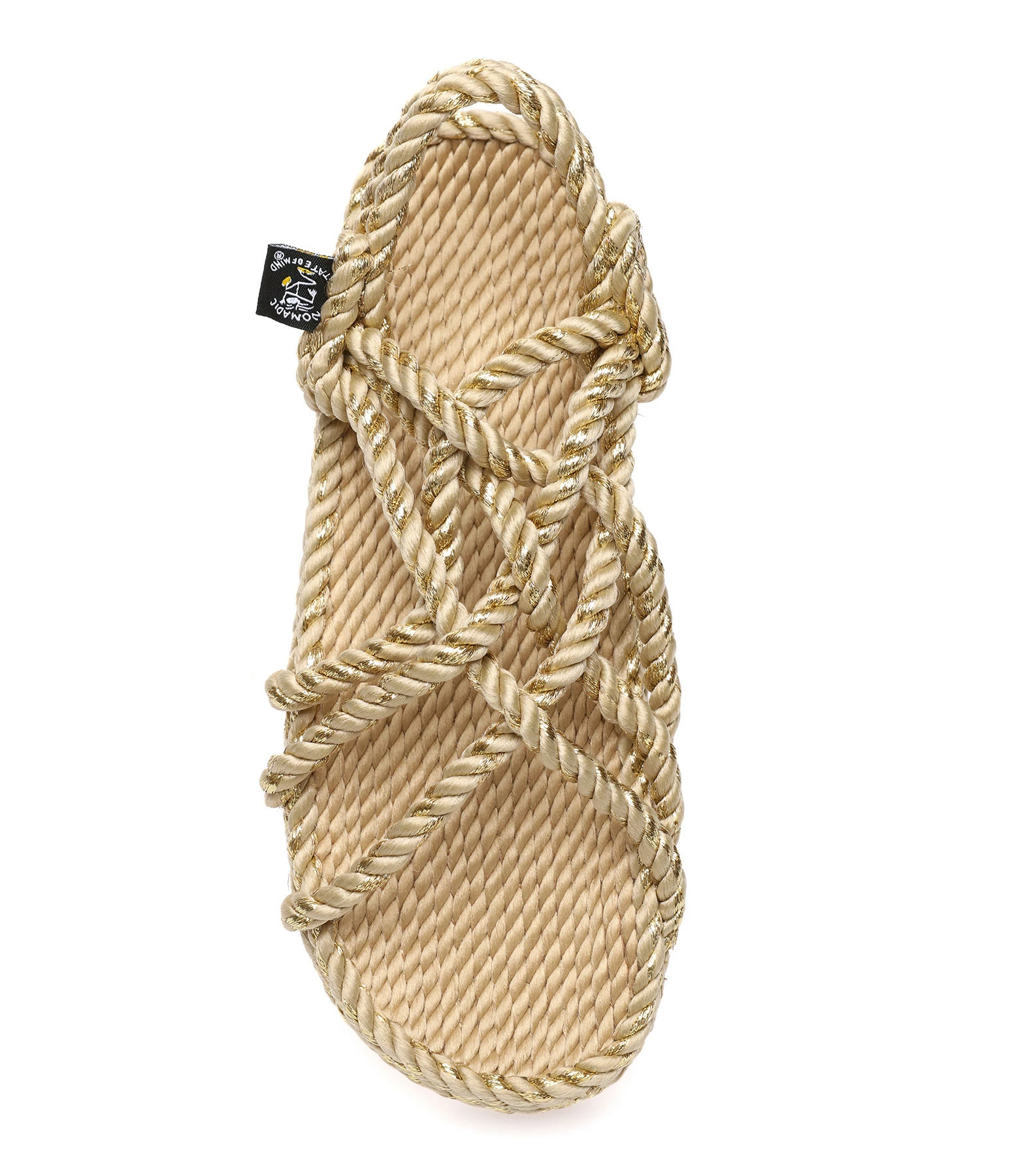 Nomadic State Of Mind Sandales JC Plateforme Beige Doré Pailleté 4 Nomadic State Of Mind Sandales JC Plateforme Beige Doré Pailleté – Image 2