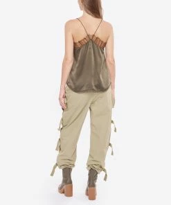 N.O.M.E Bottes Brigitte Cuir Olive -Golden Goose-boutique nomeb look20220629 32