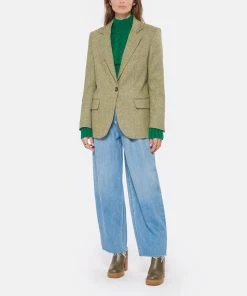 N.O.M.E Bottes Brigitte Cuir Olive -Golden Goose-boutique nomeb look20220830 605