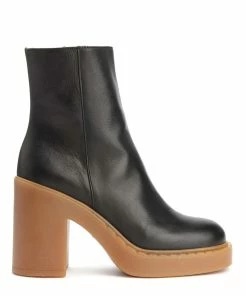 N.O.M.E Bottes Brigitte Cuir Noir