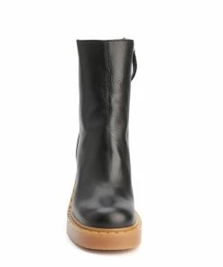 N.O.M.E Bottes Brigitte Cuir Noir -Golden Goose-boutique nomeb46120 pck20220629 3