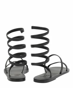 Ancient Greek Sandals Sandales Ofis Noir -Golden Goose-boutique ofis black black sole back view high