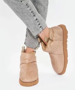 PIUMESTUDIO Bottines Quadrato Camel -Golden Goose-boutique piume look20221027 111