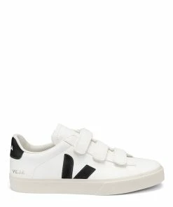 Veja Baskets Recife Logo Chromefree Cuir Extra Blanc