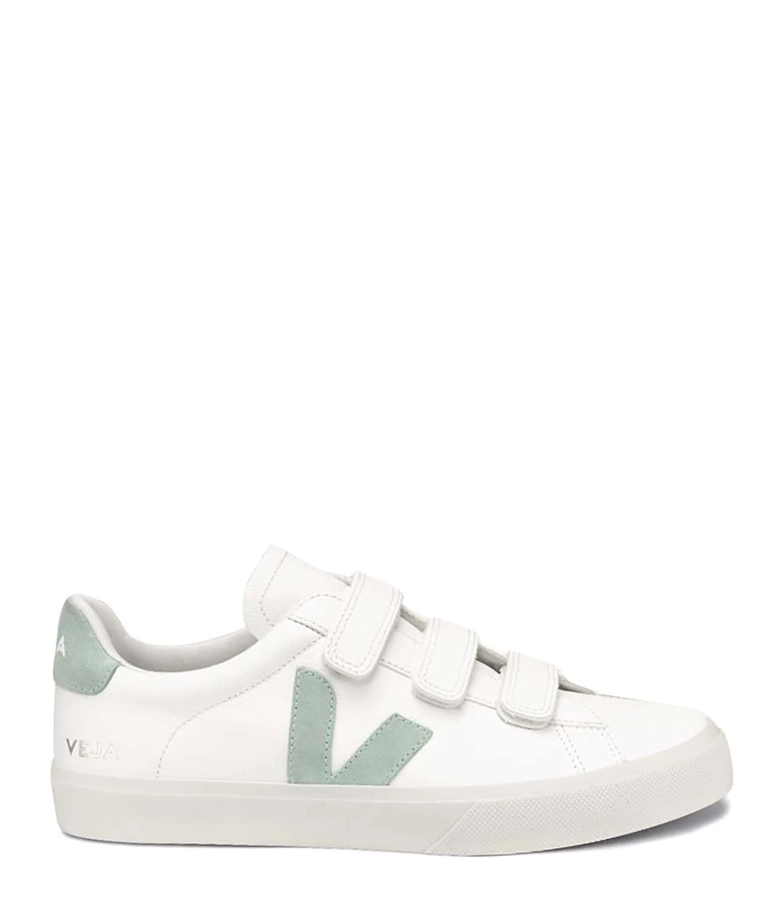 Veja Baskets Recife Logo Chromefree Cuir Extra Blanc Matcha 3 Veja Baskets Recife Logo Chromefree Cuir Extra Blanc Matcha
