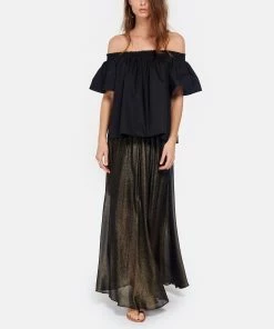 K.jacques Tongs Ganges Cuir Pul Noir Horsy Zèbre -Golden Goose-boutique rcoll look20190117 409