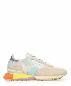 GHOUD VENICE Baskets Rush Groove Cuir Crème