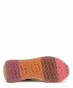 GHOUD VENICE Baskets Rush Low Mesh Blanc Orange -Golden Goose-boutique rmlwmm43 3