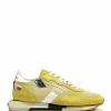 GHOUD VENICE Baskets Rush Low Mesh Jaune Blanc