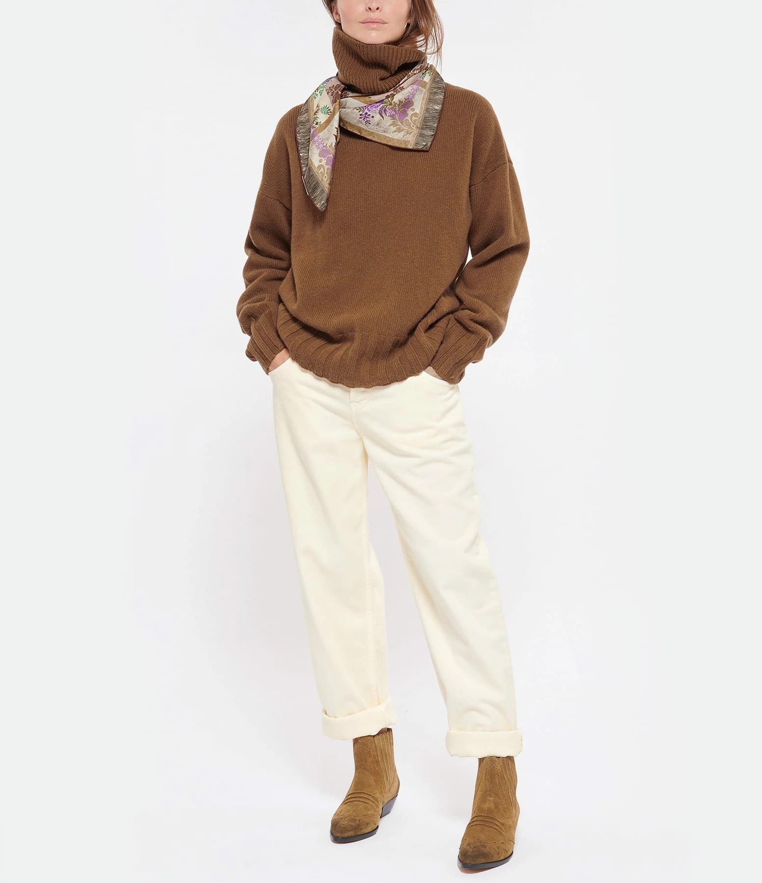 Roseanna Bottines Tucson Cuir Kaki 10 Roseanna Bottines Tucson Cuir Kaki – Image 8