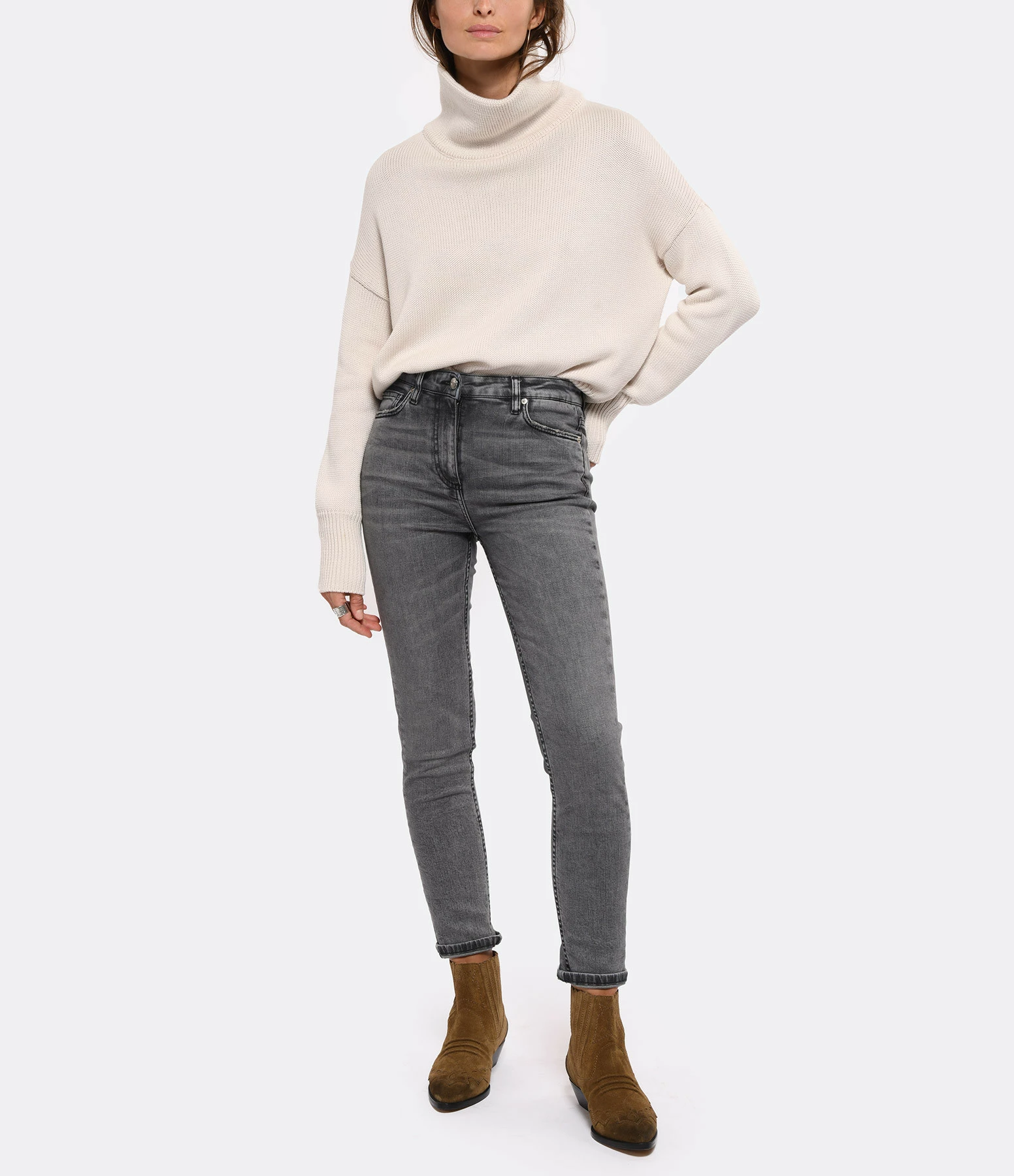 Roseanna Bottines Tucson Cuir Kaki 14 Roseanna Bottines Tucson Cuir Kaki – Image 12