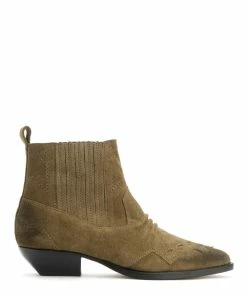 Roseanna Bottines Tucson Cuir Kaki