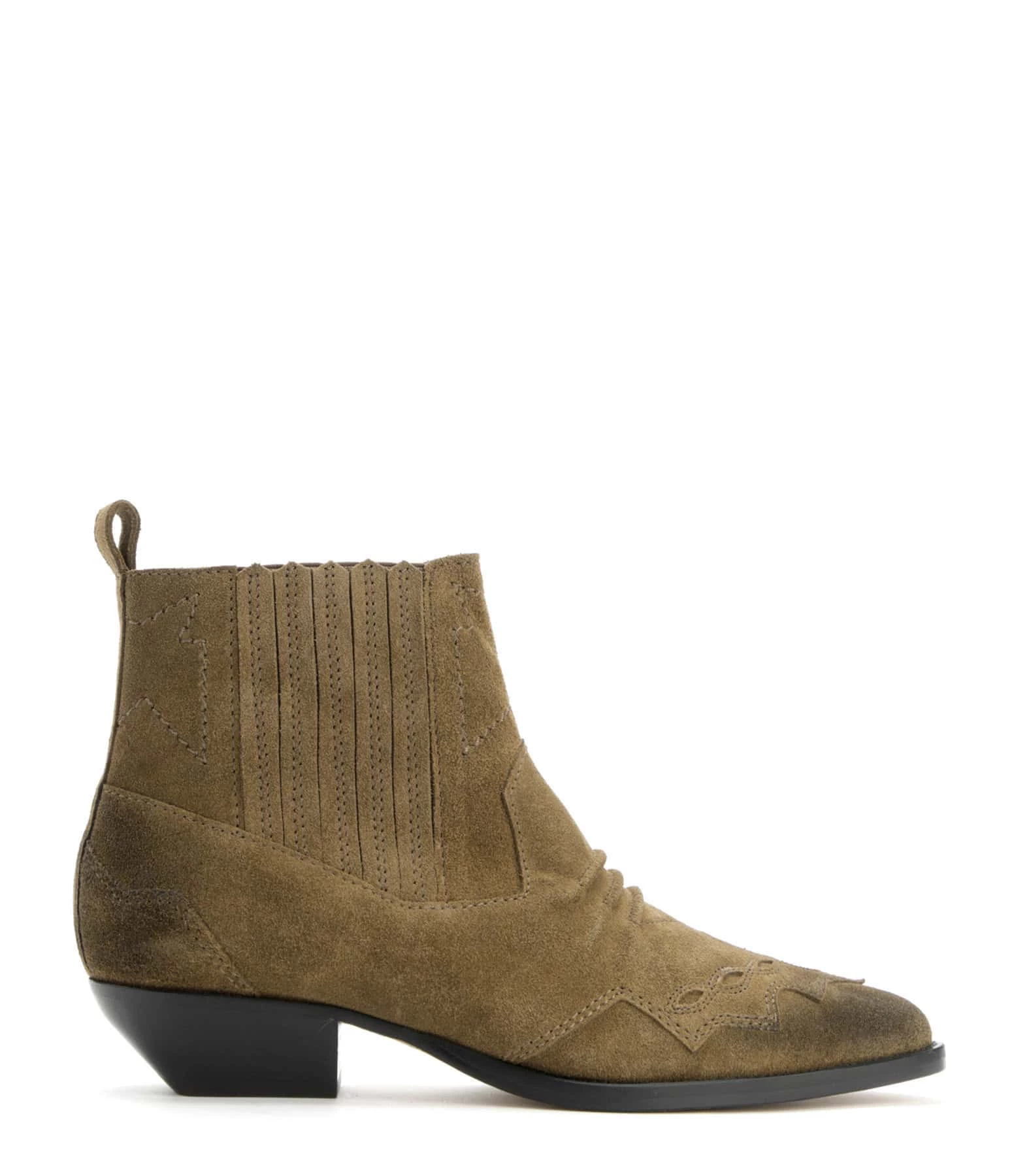 Roseanna Bottines Tucson Cuir Kaki 3 Roseanna Bottines Tucson Cuir Kaki