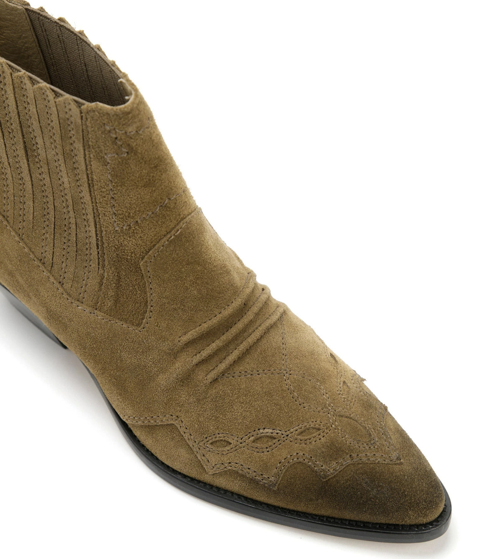 Roseanna Bottines Tucson Cuir Kaki 4 Roseanna Bottines Tucson Cuir Kaki – Image 2