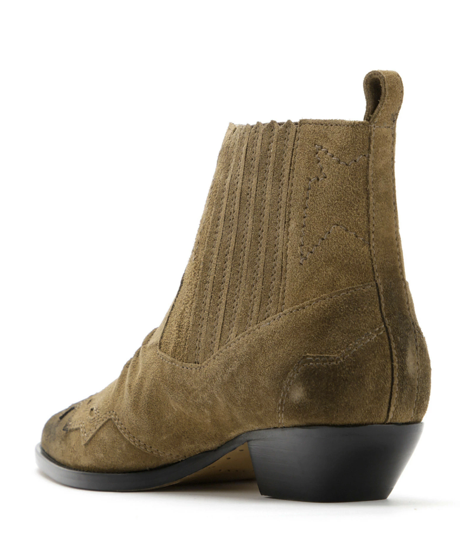 Roseanna Bottines Tucson Cuir Kaki 5 Roseanna Bottines Tucson Cuir Kaki – Image 3