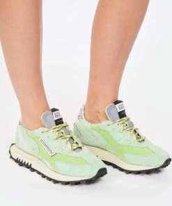 RUN OF Baskets Apple Pie Mirror Cuir Vert Clair 12 RUN OF Baskets Apple Pie Mirror Cuir Vert Clair -Golden Goose-boutique runof look20230110 124