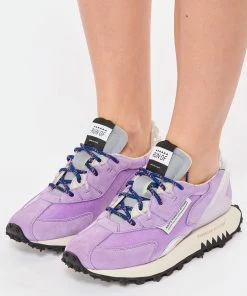 RUN OF Baskets Florentia Mirror Cuir Violet -Golden Goose-boutique runof look20230110 135