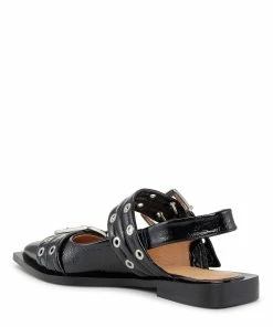 Ganni Sandales Boucles Cuir Noir 12 Ganni Sandales Boucles Cuir Noir -Golden Goose-boutique s1958 099 2 2