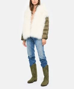 SHILOH HERITAGE Bottes Midnight Cuir Suédé Olive -Golden Goose-boutique shilo look20220823 129