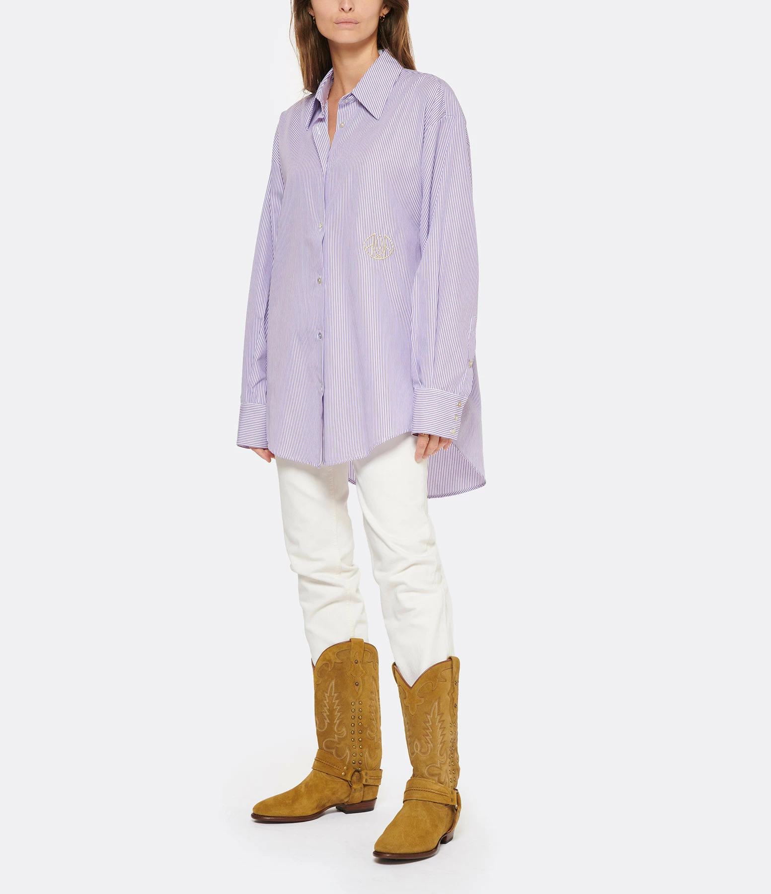 SHILOH HERITAGE Bottes Midnight Cuir Suédé Clous Camel 10 SHILOH HERITAGE Bottes Midnight Cuir Suédé Clous Camel – Image 8