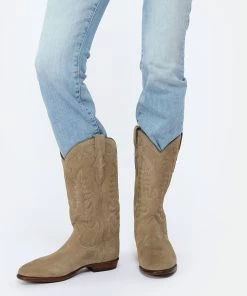 SHILOH HERITAGE Bottes Midnight Cuir Suédé Safari -Golden Goose-boutique shilo look20230117 55