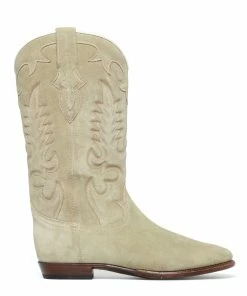 SHILOH HERITAGE Bottes Midnight Cuir Suédé Beige Désert