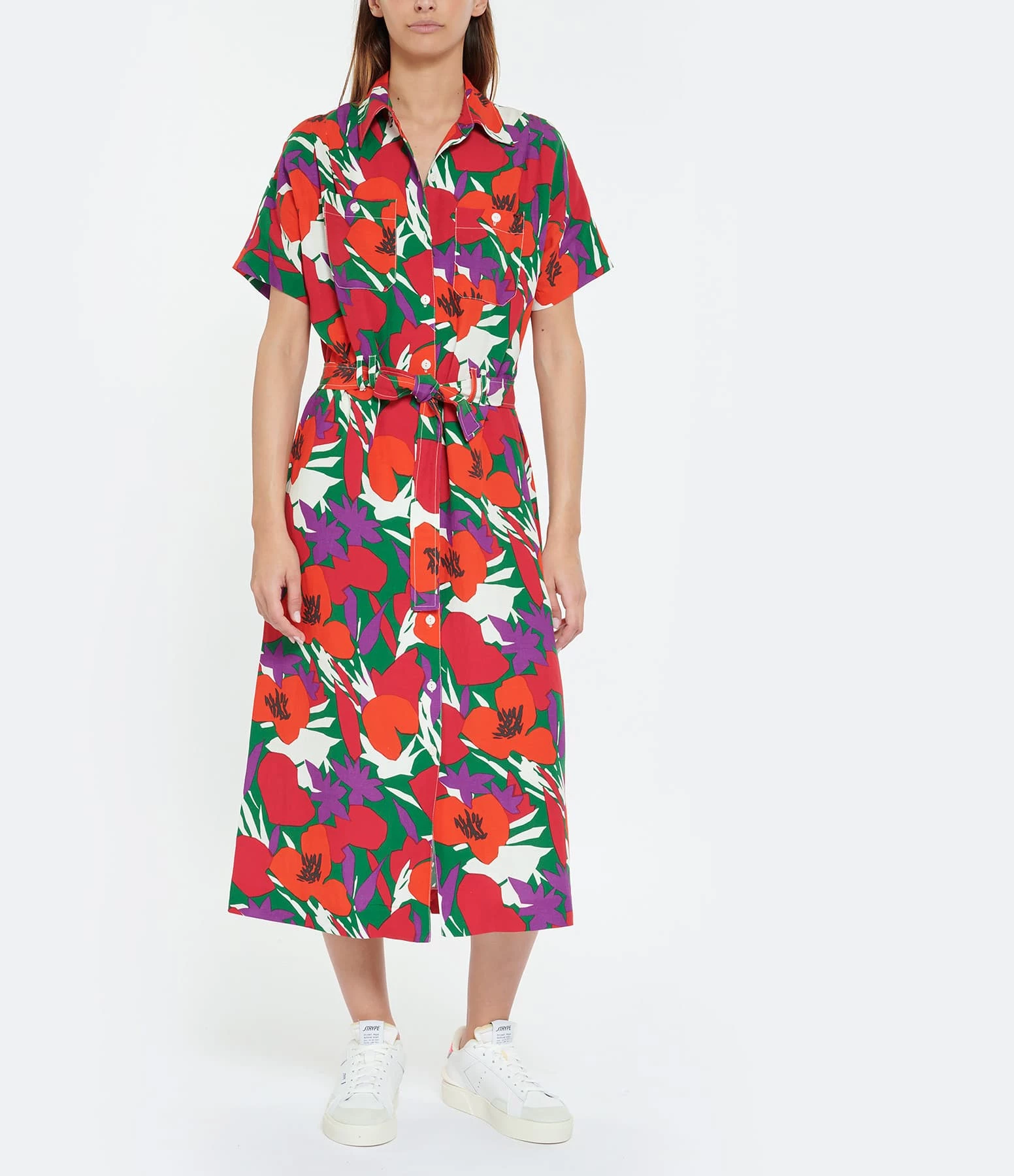 STR*HYPE Baskets Basic Vegan Blanc Fuschia 8 STR*HYPE Baskets Basic Vegan Blanc Fuschia – Image 6