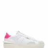 STR*HYPE Baskets Basic Vegan Blanc Fuschia -Golden Goose-boutique strst51408 pck20230224 1