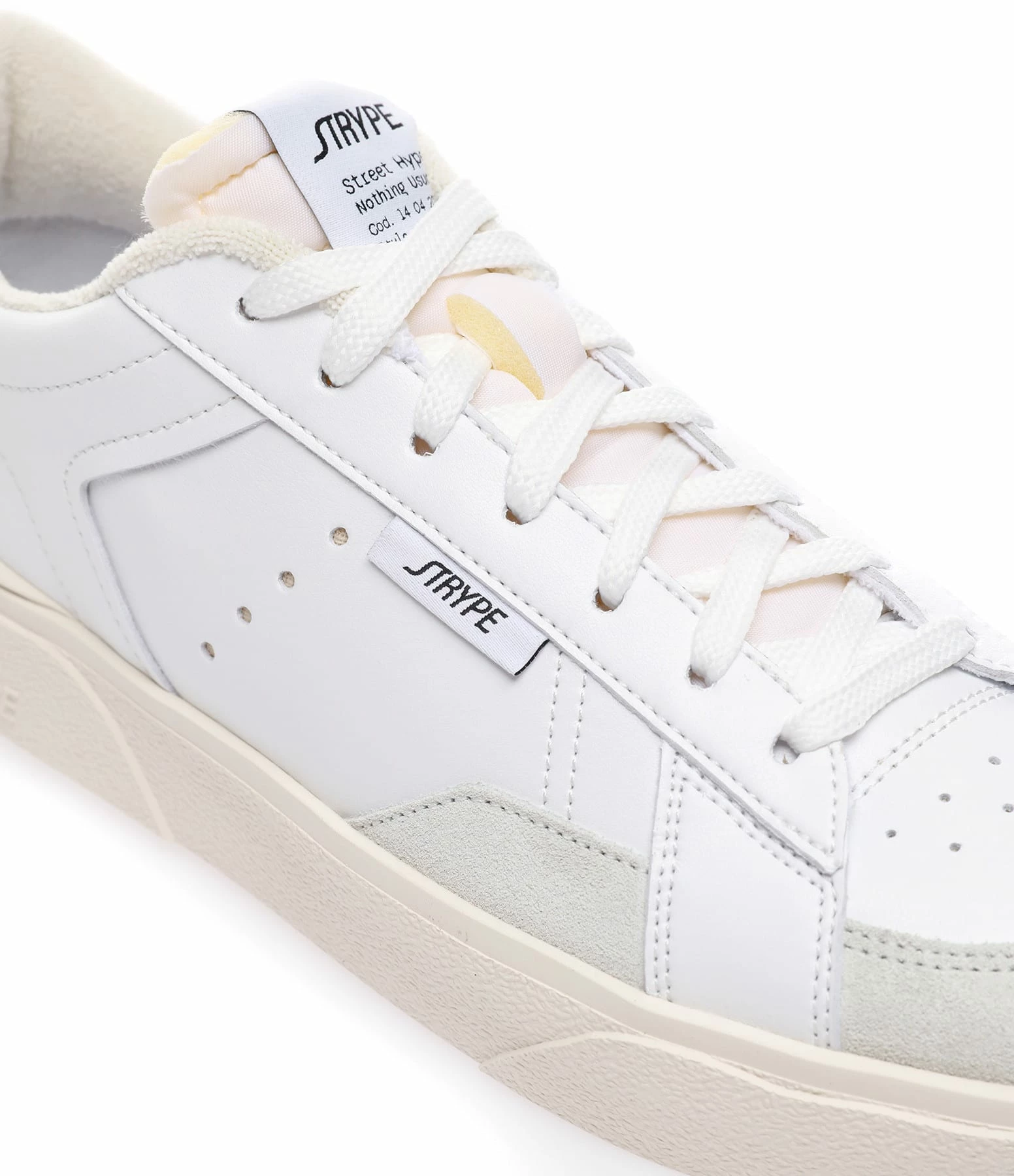 STR*HYPE Baskets Basic Vegan Blanc Fuschia 6 STR*HYPE Baskets Basic Vegan Blanc Fuschia – Image 4