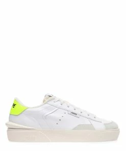 STR*HYPE Baskets Basic Vegan Blanc Jaune Fluo