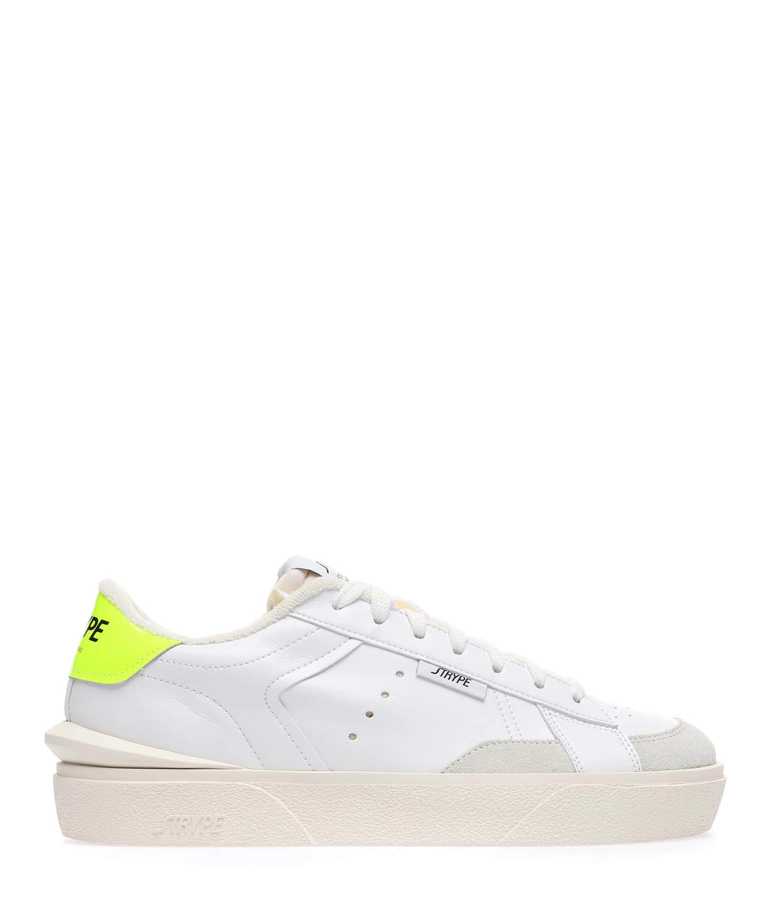 STR*HYPE Baskets Basic Vegan Blanc Jaune Fluo 3 STR*HYPE Baskets Basic Vegan Blanc Jaune Fluo