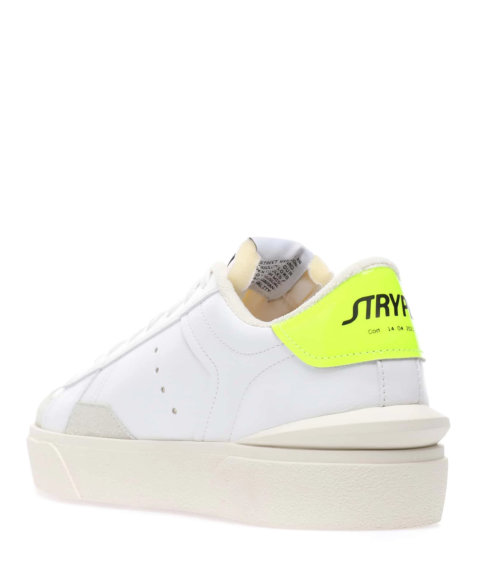STR*HYPE Baskets Basic Vegan Blanc Jaune Fluo 5 STR*HYPE Baskets Basic Vegan Blanc Jaune Fluo – Image 3
